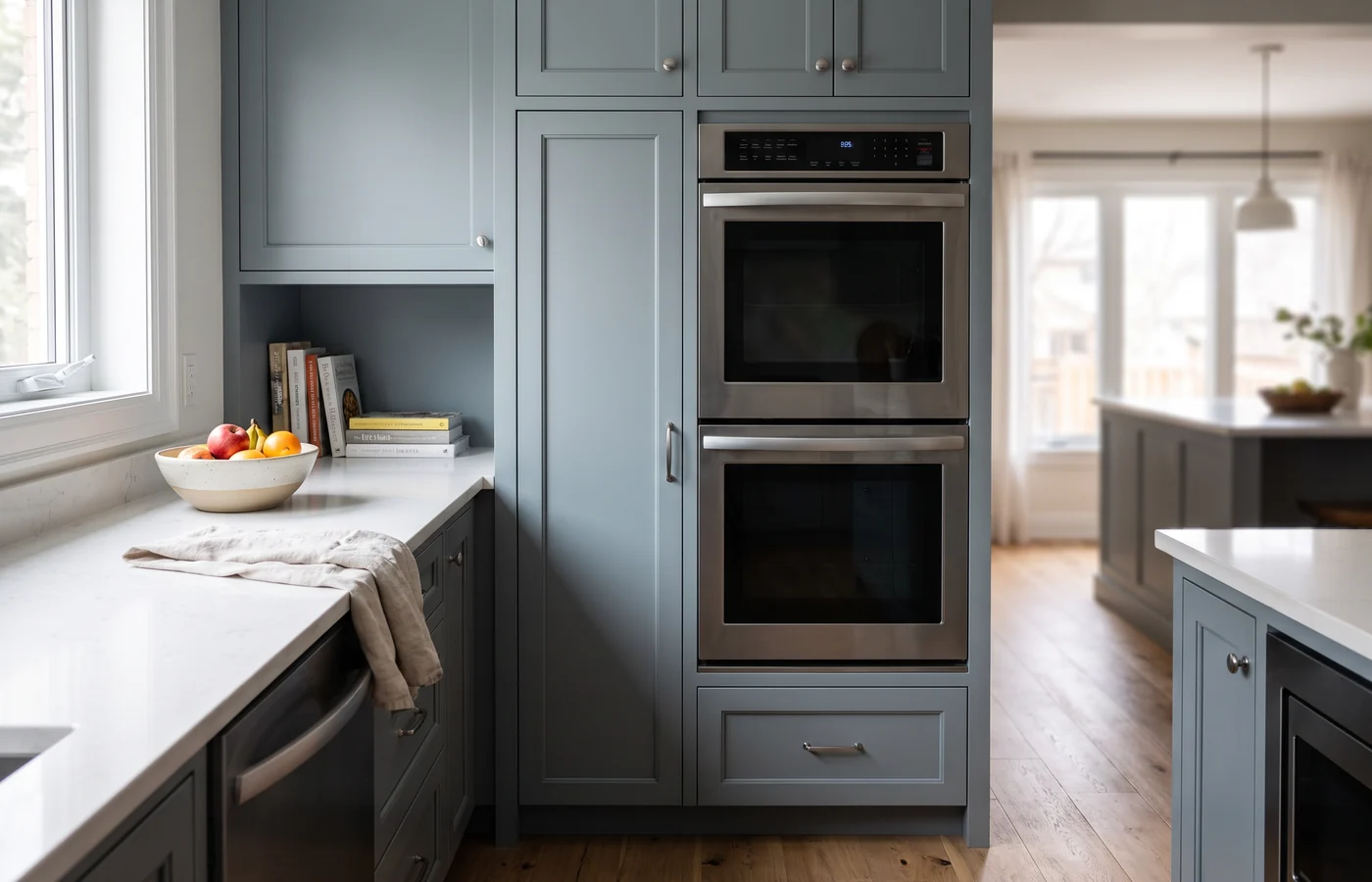 Double oven in a Canadian kitchen