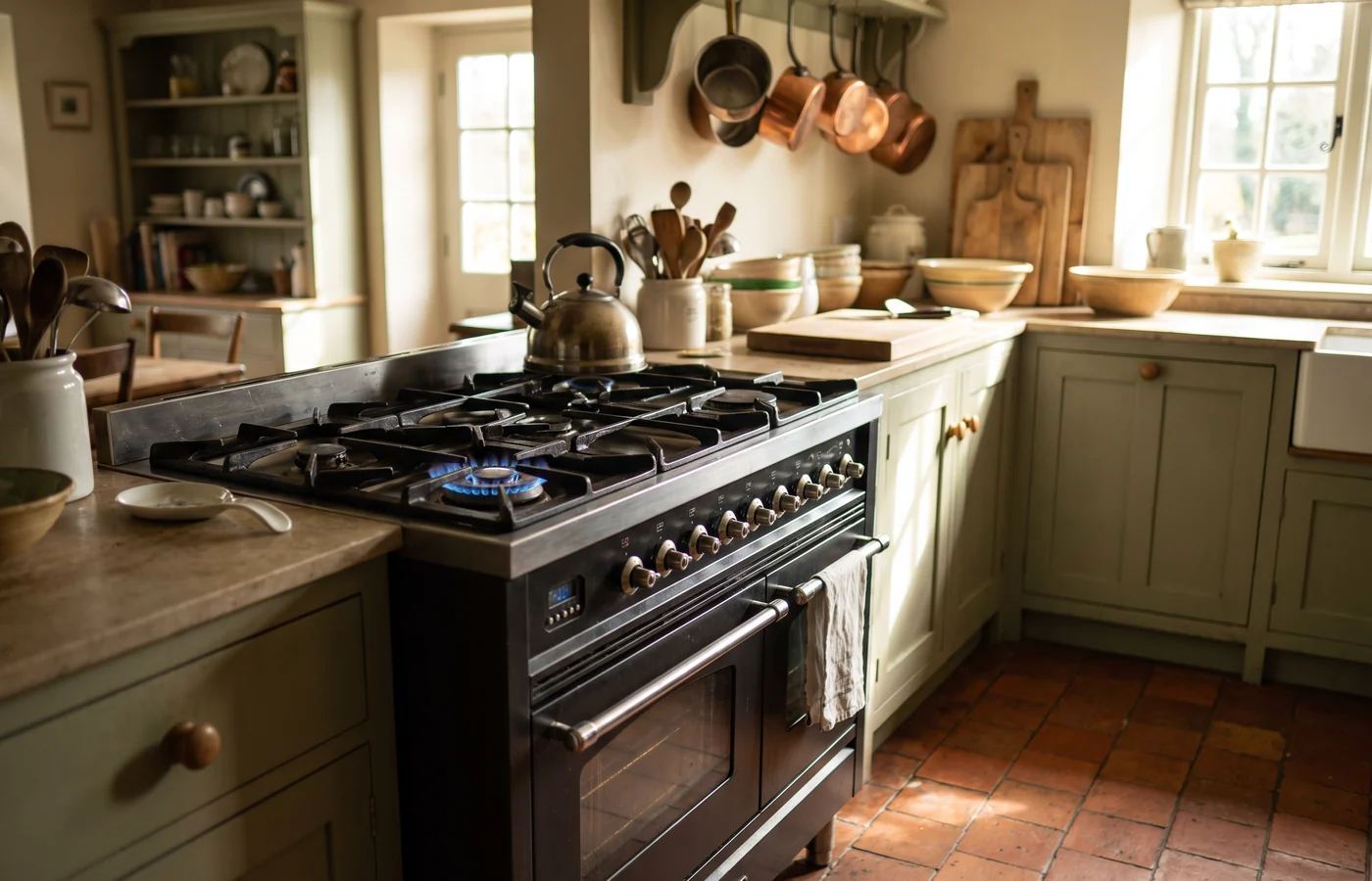 Gas oven in a Canadian kitchen