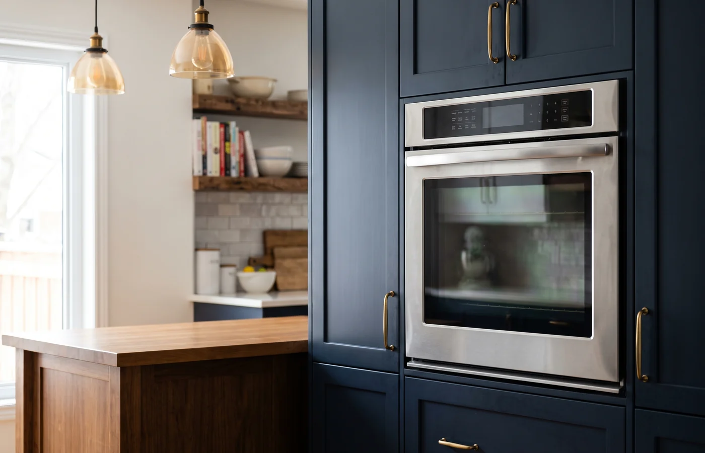 Wall oven in a Canadian kitchen